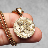 Jesus Simple Amulets Stainless Steel Men Necklaces