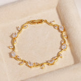 Dainty Rose Bracelet perfect gift for special days.