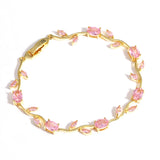 Dainty Rose Bracelet perfect gift for special days.