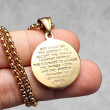 Jesus Simple Amulets Stainless Steel Men Necklaces