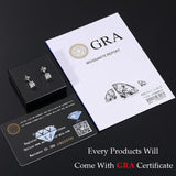 New Trendy 925 Sterling Silver Sunflower Stud Earrings for Women Men Full Moissanite