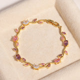 Dainty Rose Bracelet perfect gift for special days.