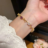 Dainty Rose Bracelet perfect gift for special days.